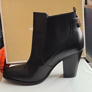 Michael Kors Jillian Bootie in Black Leather